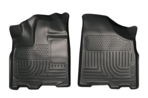 Toyota Sienna Floor Liners - Front - Husky Liners - WeatherBeater - Black - 2013